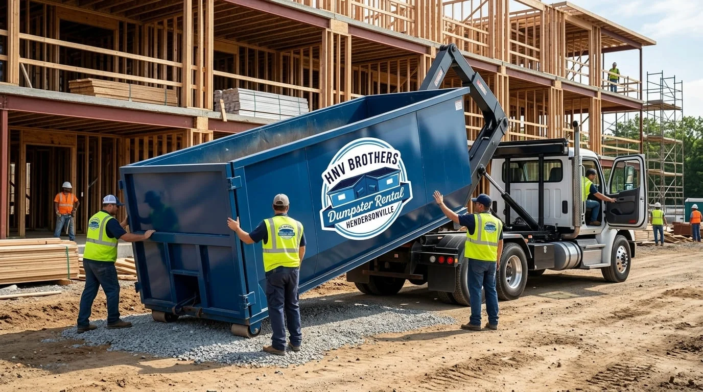 Construction Dumpster Rental Hendersonville NC-img