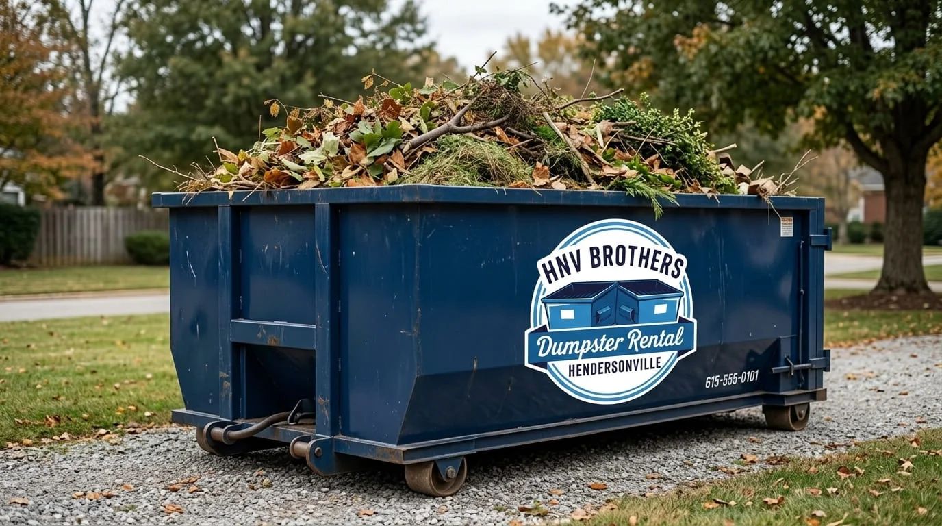 Yard Waste Dumpster Rental Hendersonville-img